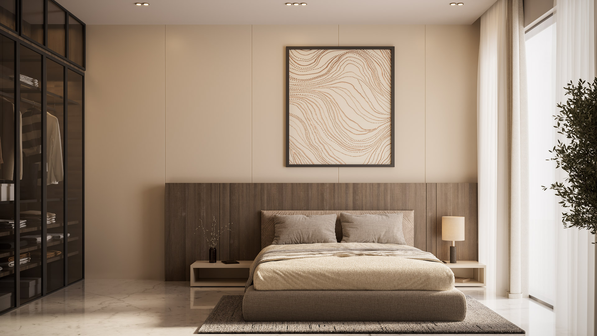 Bedroom interior