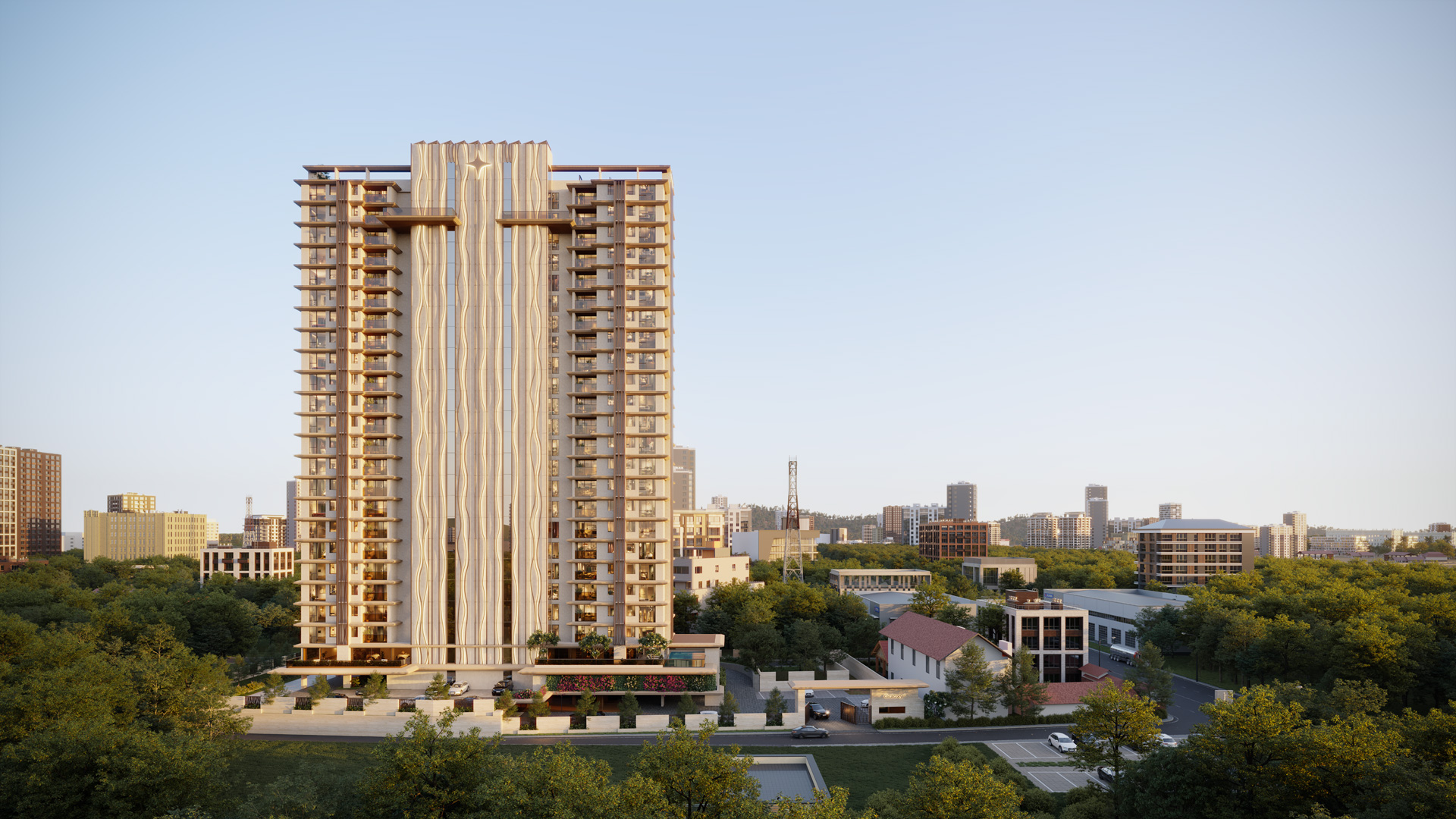 Aurora Lumiere residential tower